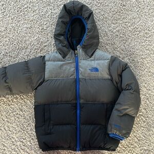 Boys North Face 550 Down Reversible winter Jacket